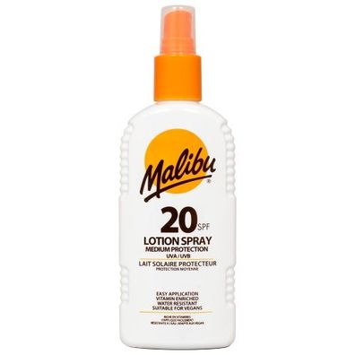 Malibu Sonnenlotion Spray SPF20 mittlerer Sonnenschutz 200 ml