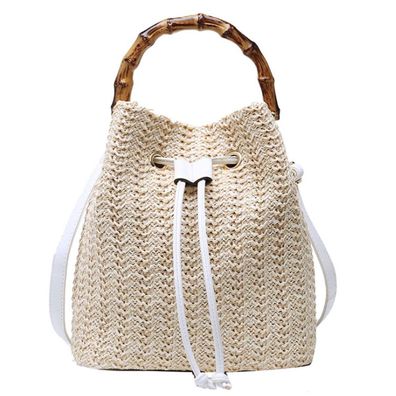 Damen Sommer Strand Beuteltasche Bucket Bag Umhängetasche Handtasche