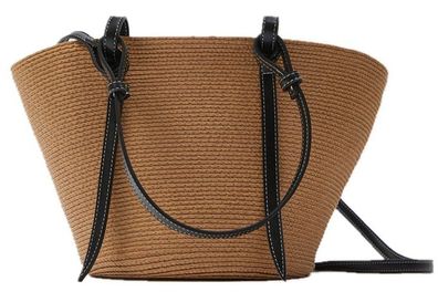 Handgewebte Tasche mit großer Kapazität Strandtasche Einkaufstaschen
