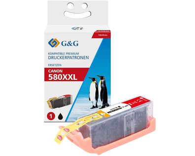 G&G Tintenpatrone kompatibel mit Canon PGI-580BK XXL black