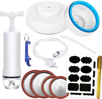 Einmachglas-Vakuumierer, Einmachglas-Versiegeler und Zubehörschlauch, kompatibel mit