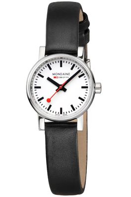 Mondaine Damen-Armbanduhr evo2 Schwarz 26 mm MSE.26110. LBV