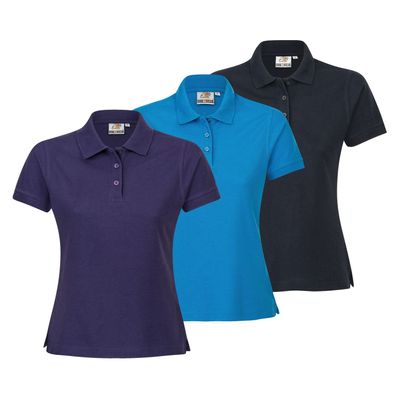 3er Set Damen Poloshirt Workwear Basic Shirt im Vorteilspack Berufskleidung