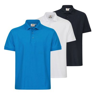 3er Set Herren Poloshirt Shirt Workwear Basic im Vorteilspack Berufskleidung