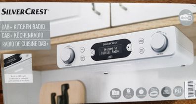 Silvercrest® Unterbau Küchenradio DAB+ mit Timer schwarz oder weiß