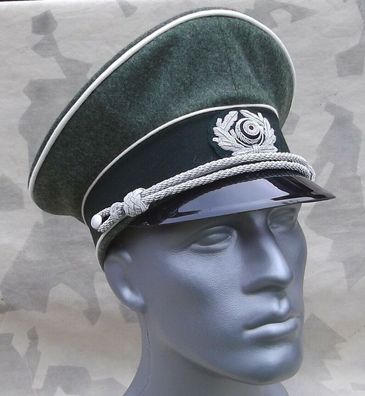 Robert Lubstein EREL Schirmmütze Wehrmacht Offizier Wolltuch Infanterie Größe 59