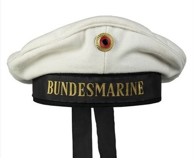 BW Matrosenmütze Tellermütze Bundesmarine weiss