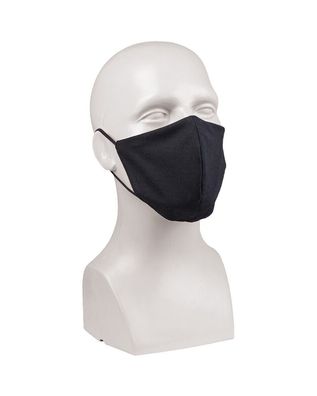 Mund-Nasenbedeckung Gesichtsbedeckung V-Shape Ripstop schwarz