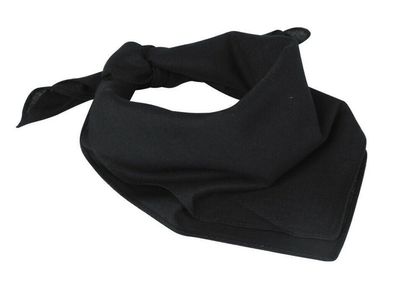 Vierecktuch Halstuch Kopftuch Bandana Baumwolle schwarz