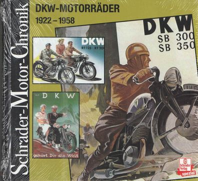 DKW-Motorräder 1922-1958, Bildband, Schrader Motor Chronik, Typen, Geschichte, Buch