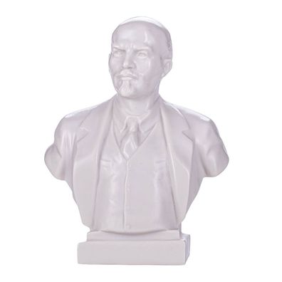 Sowjetischer russische Regierungschef Wladimir Lenin Marmor Büste Skulptur 18 cm