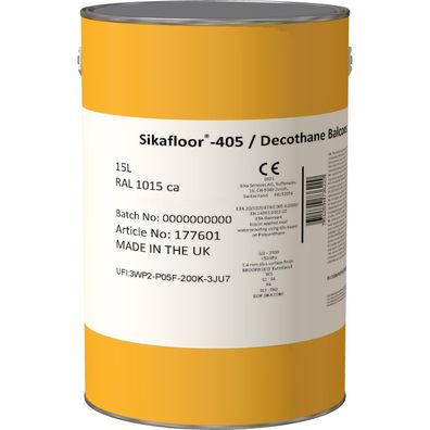 Sika® Sikafloor®-405 15 Liter hellelfenbein RAL 1015