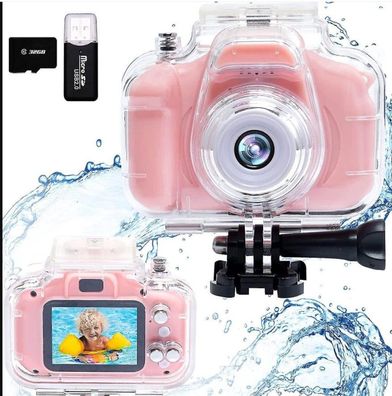 Kinder Kamera Kinder Unterwasser Digitalkamera 2 Zoll Ips Bildschirm HD Kinder Kamera