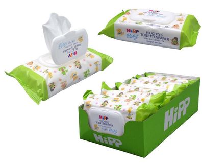 HiPP Babysanft feuchtes Kinder Toilettenpapier 50 Stück