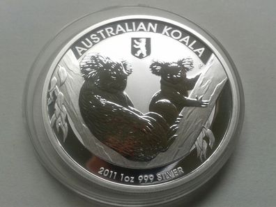 1$ 2011 Australien Koala Privy mark Berliner Bär 1 Unze Silber 1 Dollar 2011 Koala