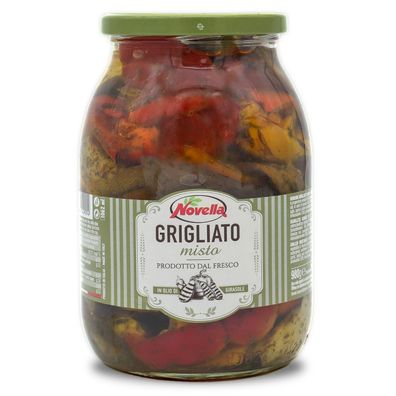 Gegrilltes gemischtes Gemüse | Novella | in Öl | Grigliato misto | 615g