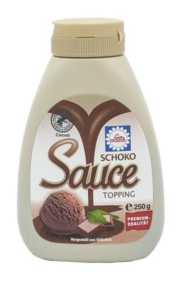 Schoko Sauce Topping | Dessertsauce mit Kakao und Schokolade | Liotta | 250g