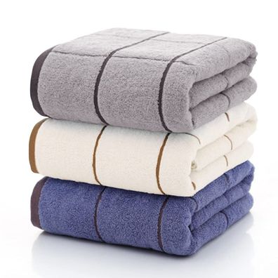 3er-Pack Badetücher aus 100 % Baumwolle für die ganze Familie und multifunktional, h