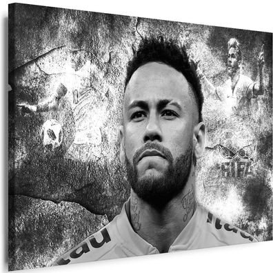 BILDER Leinwand Neymar JR. Sport, Fußball, Abstrakt, Wandbilder Kunstdruck