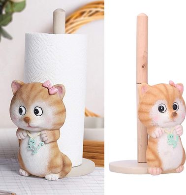 Esstisch Taschentuchhalter Spender dekorativer Taschentuchhalter Katze Kunstharz Tie