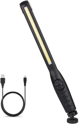 Wiederaufladbare USB-Arbeitsleuchte COB-Inspektionslampe Taschenlampe mit Magnetfuß