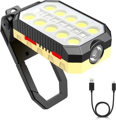 Tragbares LED-Flutlicht 1500 Lumen 4800 mAh 30 W Wiederaufladbare LED-Laterne Tragba
