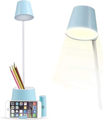 LED-Schreibtischlampe mit Nachtlicht, wiederaufladbare USB-Nachttischlampe, Kinder-L