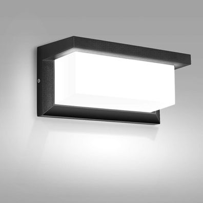 Moderne Außenwandleuchte LED 12W Wasserdicht IP65 Anthrazit Aluminium Beleuchtung De