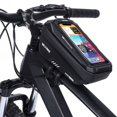 Fahrrad-Handy-Lenkertasche, Touchscreen-Handytasche, Rahmentasche, 6,7 Zoll