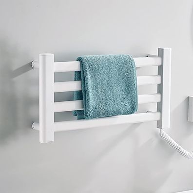 Elektrischer Handtuchwärmer Wandmontierter beheizter Handtuchhalter aus Aluminium 45