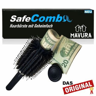 SafeComb Haarbürste Geldversteck Safe Tresor Geheimfach Geld Geheimversteck