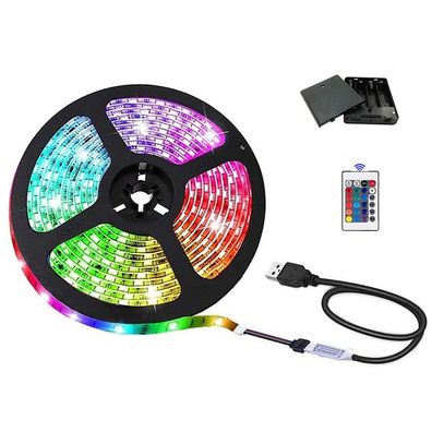 LED-Streifen, 2M LED-Band 5050 RGB LED-Streifen IP20 Wasserdichte LEDs Beleuchtungsm