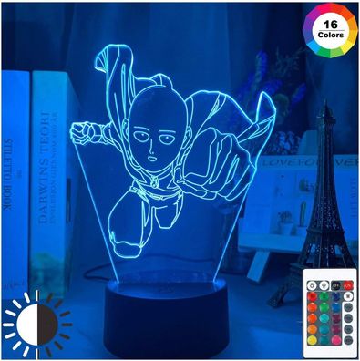 One Punch Man Saitama Figur LED-Nachtlicht Lampe Unsere Heimdekoration Nachtlicht Co