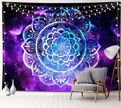 Mandala-Wandteppich, Galaxie-Wandteppich, Astronaut-Wandteppich für Kind, Mann, Frau
