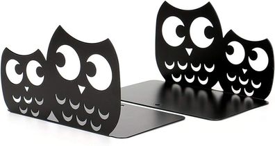 Black Owl Anti-Rutsch-Buchstützen-Set aus Metall