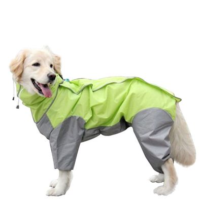 Haustier-Regenmantel, verstellbare wasserdichte Jacke mit Klettverschluss für kleine,