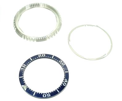 Citizen Eco Drive Registerring Lünette Edelstahl dunkelblau BN0151-17L