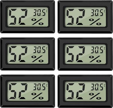 Mini Digital LCD Thermometer Hygrometer Temperatur Luftfeuchtigkeit -50 70? 10% 99% R