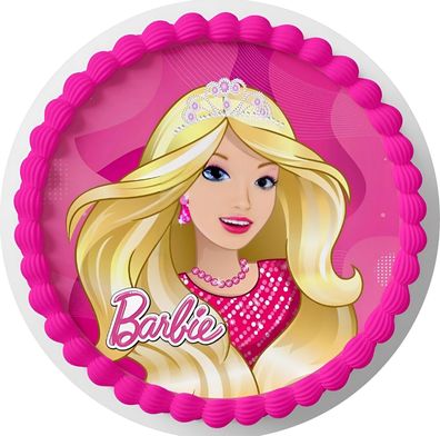 Essbar Barbie Puppe Princess Kuchen Party Tortenaufleger Tortenbild Zuckerbild 4