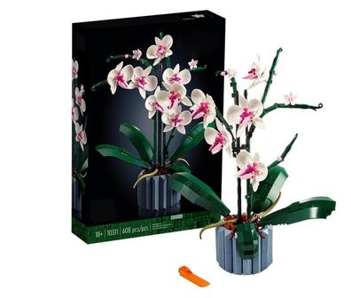 LE GO 10311 Orchideen-Pflanzendekoration Bausatz fér Erwachsene