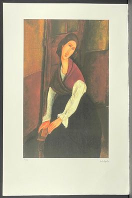 AMEDEO Modigliani * 51 x 78 cm * signed lithograph * limited # 21/50