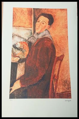 AMEDEO Modigliani * 51 x 78 cm * signed lithograph * limited # 36/50