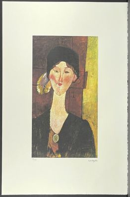 AMEDEO Modigliani * 51 x 78 cm * signed lithograph * limited # 39/50