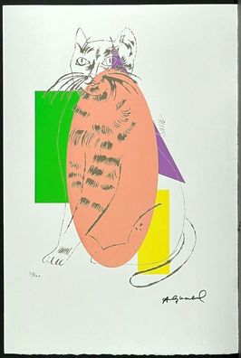 ANDY WARHOL * A Cat named Sam * signed lithograph * limited # 30/100