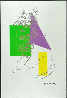 ANDY WARHOL * A Cat named Sam * signed lithograph * limited # 38/100