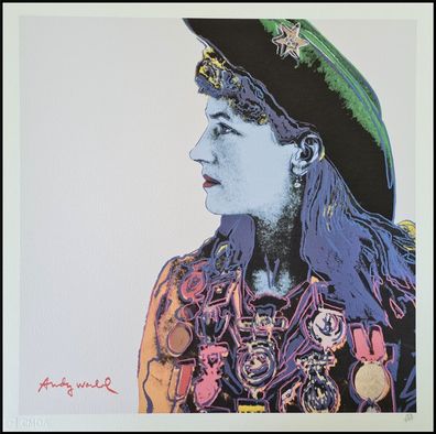 ANDY WARHOL * Annie Oakley * lithograph * 50x50 cm * limited # 164/500 CMOA signed