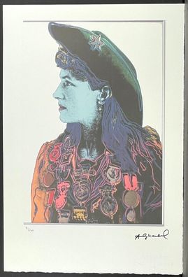 ANDY WARHOL * Annie Oakley * signed lithograph * limited # 71/100