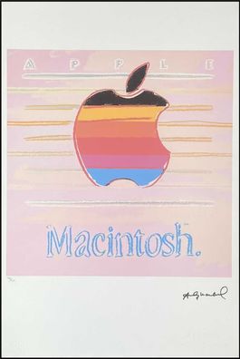 ANDY WARHOL * Apple * signed lithograph * limited # 76/100 (Gr. Mittel (bis 100cm))