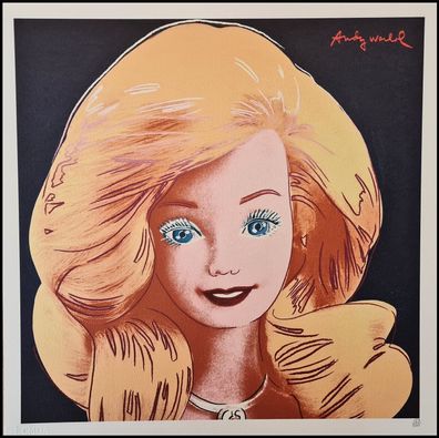 ANDY WARHOL * Barbie * lithograph * 50x50 cm * limited # 123/500 CMOA signed