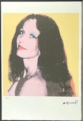 ANDY WARHOL * Brooke Hayward * signed lithograph * limited # 90/100